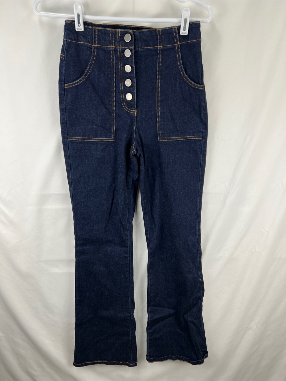 Belle Vere - Dark Blue - Women’s Jeans - Button Fly - Size XS